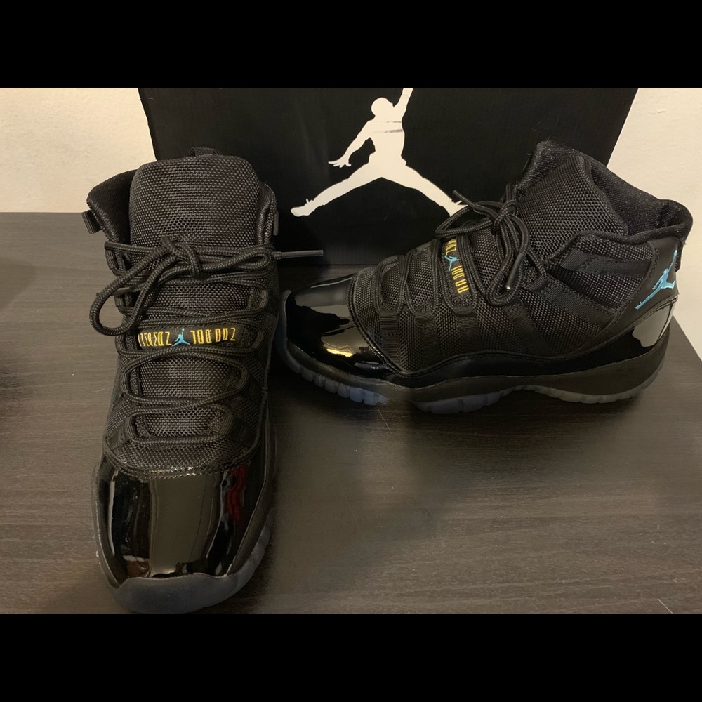 AIR JORDAN 11 RETRO BLACK/GAMMA BLUE